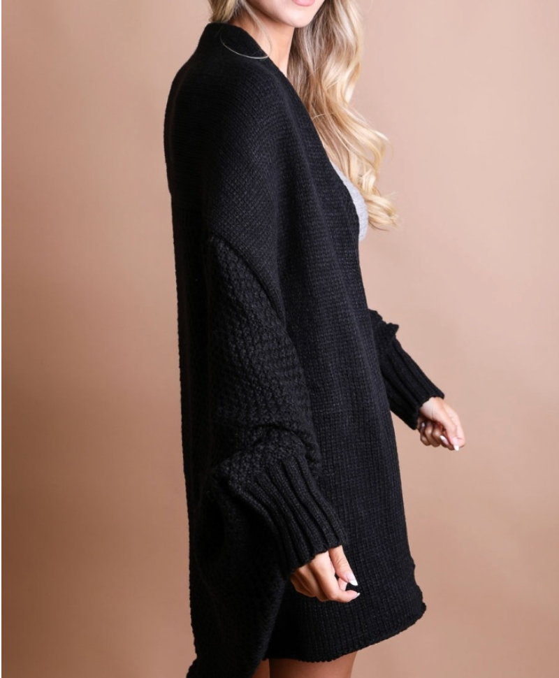 Kelsey Boho Sleeve Knit Cardigan