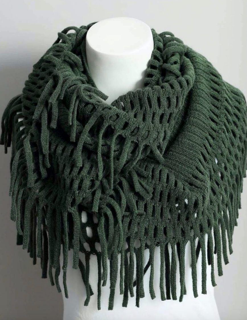 Tassel Infinity Scarf