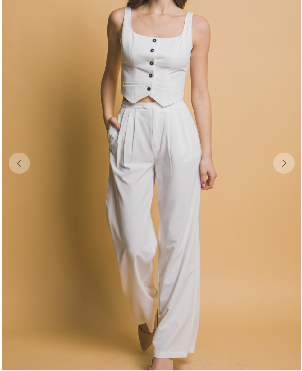Stephanie Crop Vest Top
