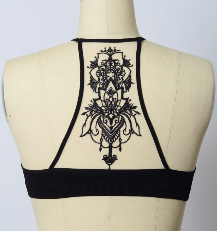 Racerback Tattoo Bralette