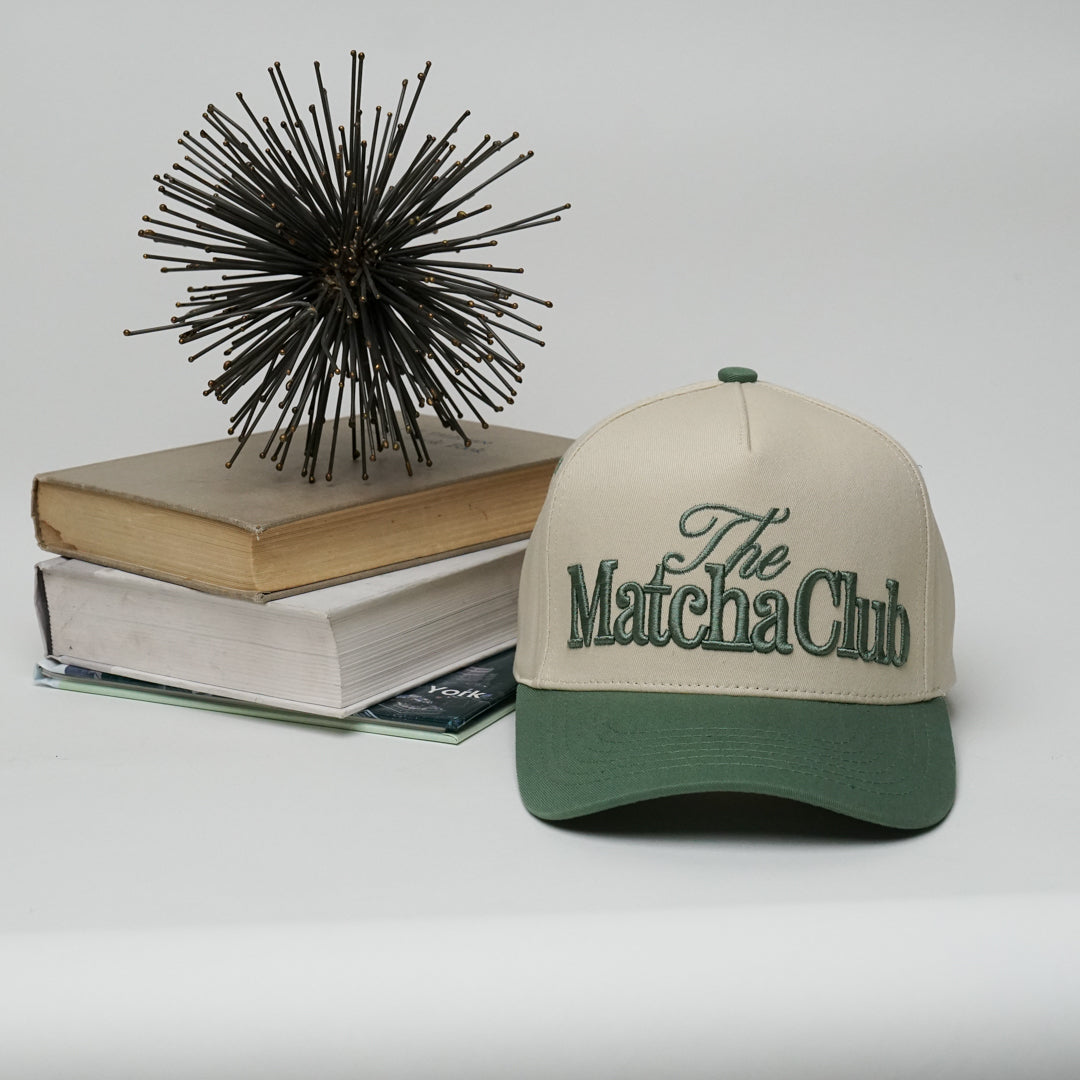 Matcha Club A-Frame Trucker Snapback Two-Tone Hat (Copy)