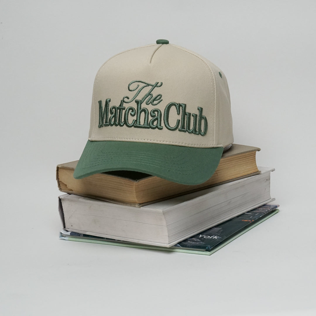 Matcha Club A-Frame Trucker Snapback Two-Tone Hat (Copy)