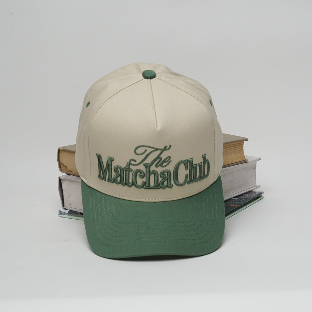 Matcha Club A-Frame Trucker Snapback Two-Tone Hat (Copy)