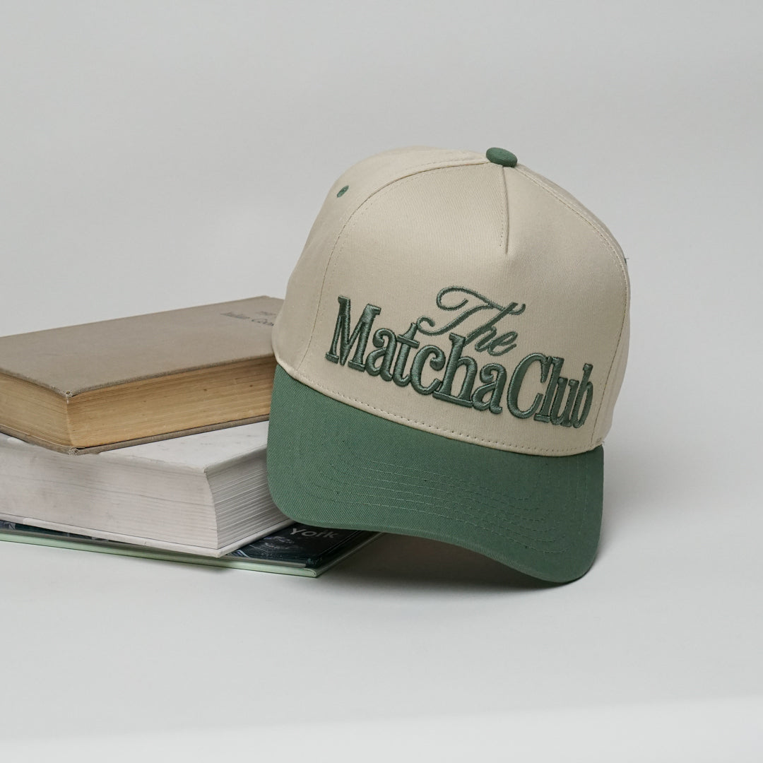 Matcha Club A-Frame Trucker Snapback Two-Tone Hat (Copy)