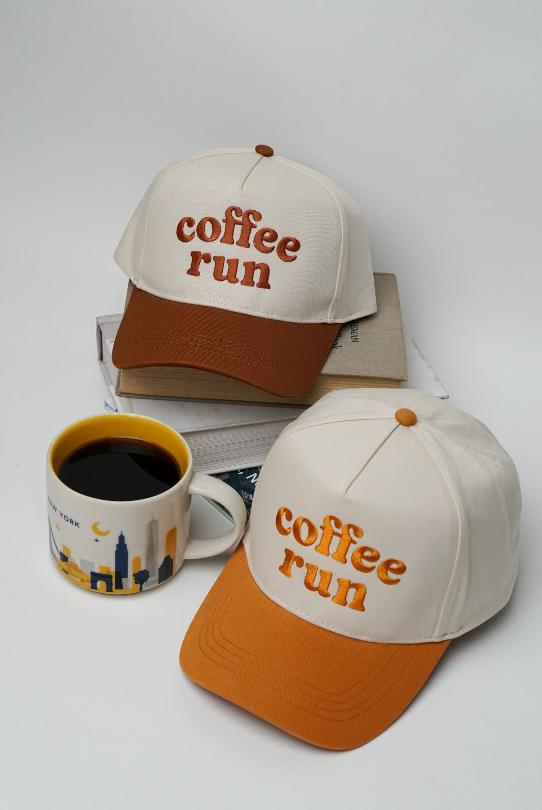 Coffee Run Snapback A Frame Baseball Hat