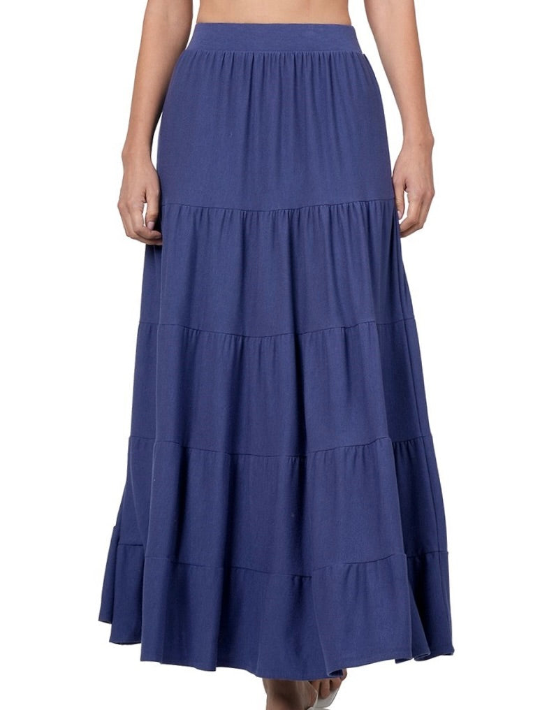 Elise Tiered Maxi Skirt