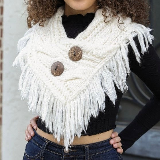 Adi chunky knit scarf