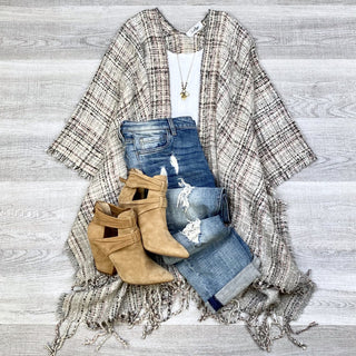 Alina Comfy Ruana Bohemian Ruana