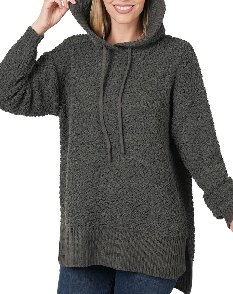 Lucia Oversized Sweater -Charcoal