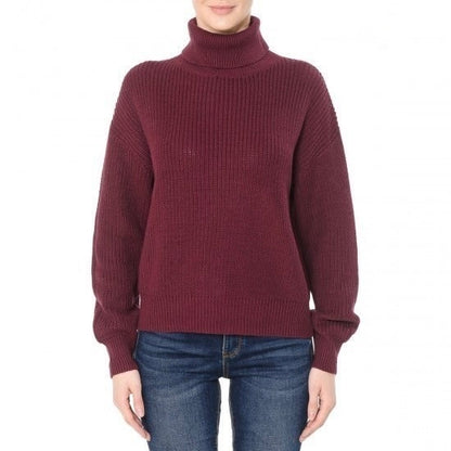 Turtle Neck Crop Sweater