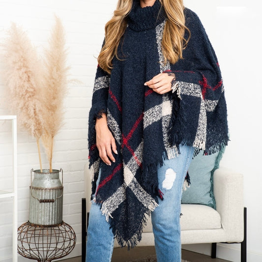 Valeria Turtleneck Poncho