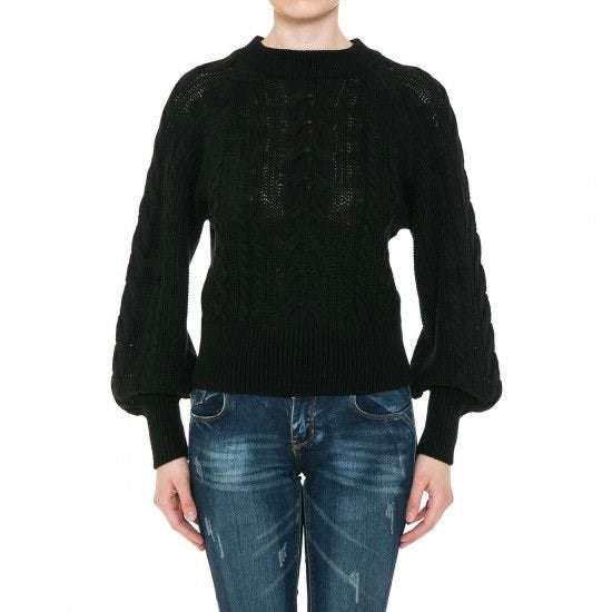 Daniela Crooped knit Sweater