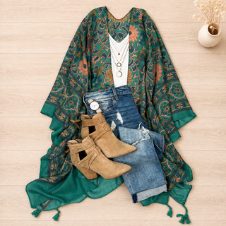 Morocco Tassels Kimono