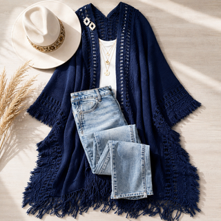 Kayla Cozy Bohemian Ruana