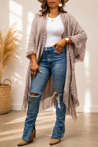 Kayla Cozy Bohemian Ruana