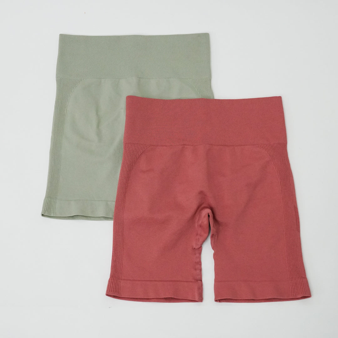 Elise High-Waist Scrunch Shorts – Sculpting Biker Style