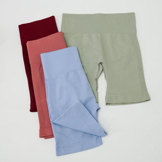 Elise High-Waist Scrunch Shorts – Sculpting Biker Style