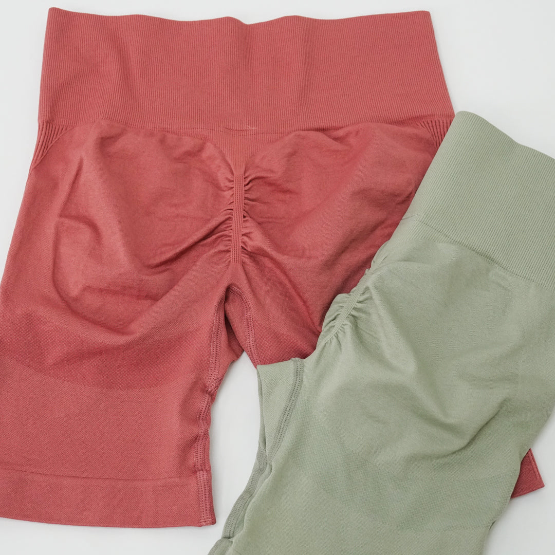 Elise High-Waist Scrunch Shorts – Sculpting Biker Style