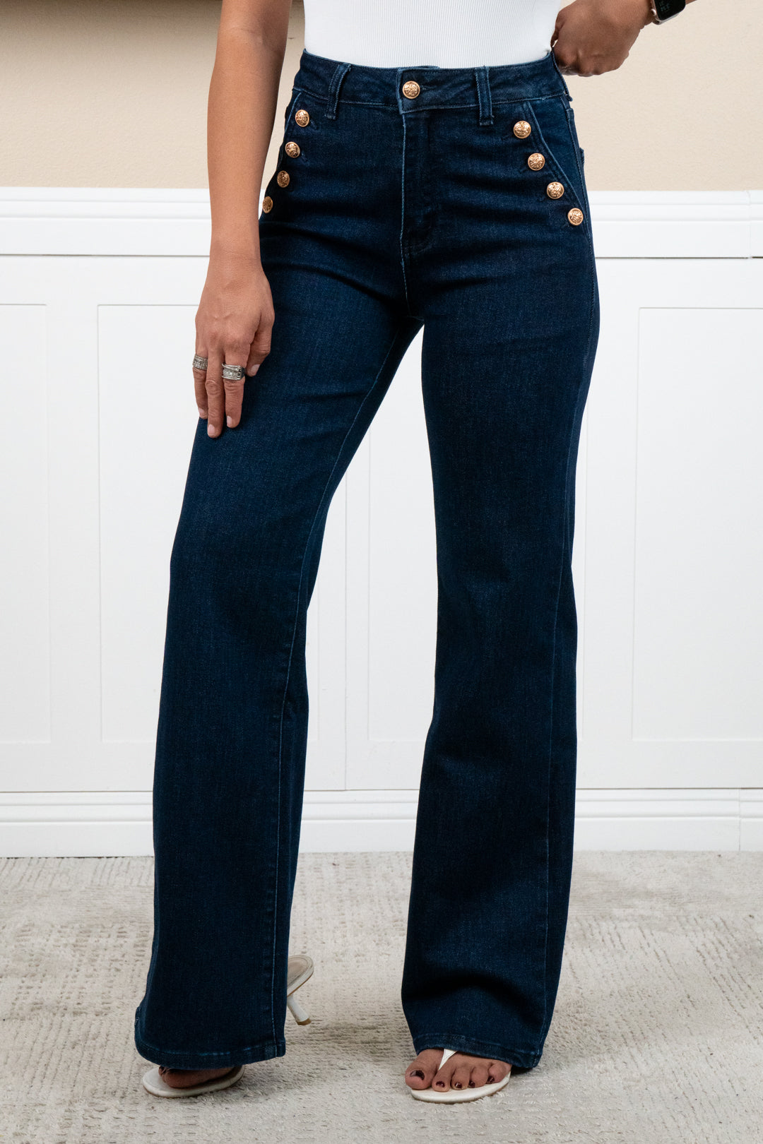 Gina High Waist Straight Leg Jeans – Flattering Women’s Denim Pants