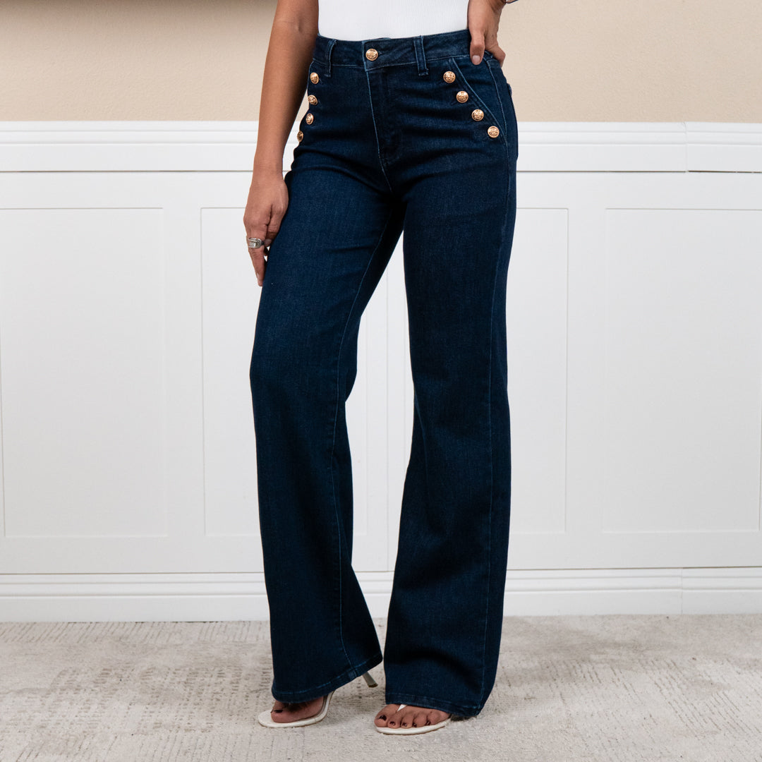 Gina High Waist Straight Leg Jeans – Flattering Women’s Denim Pants