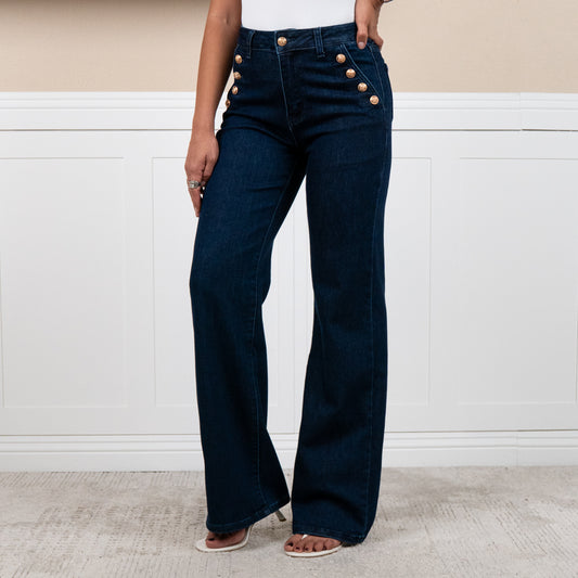 Gina High Waist Straight Leg Jeans – Flattering Women’s Denim Pants