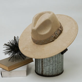 Stevie Buckle Strap Fedora Hat