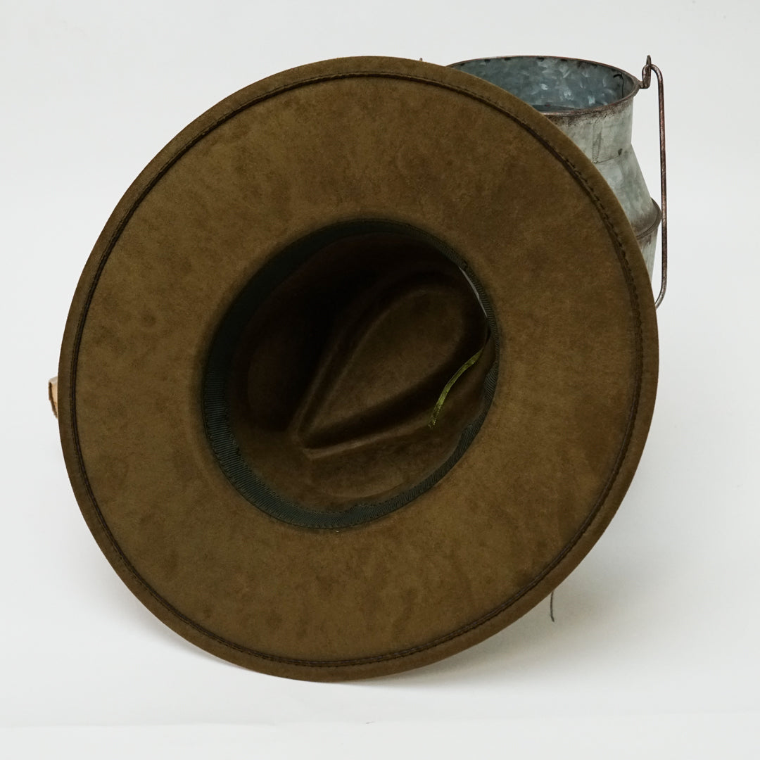Stevie Buckle Strap Fedora Hat