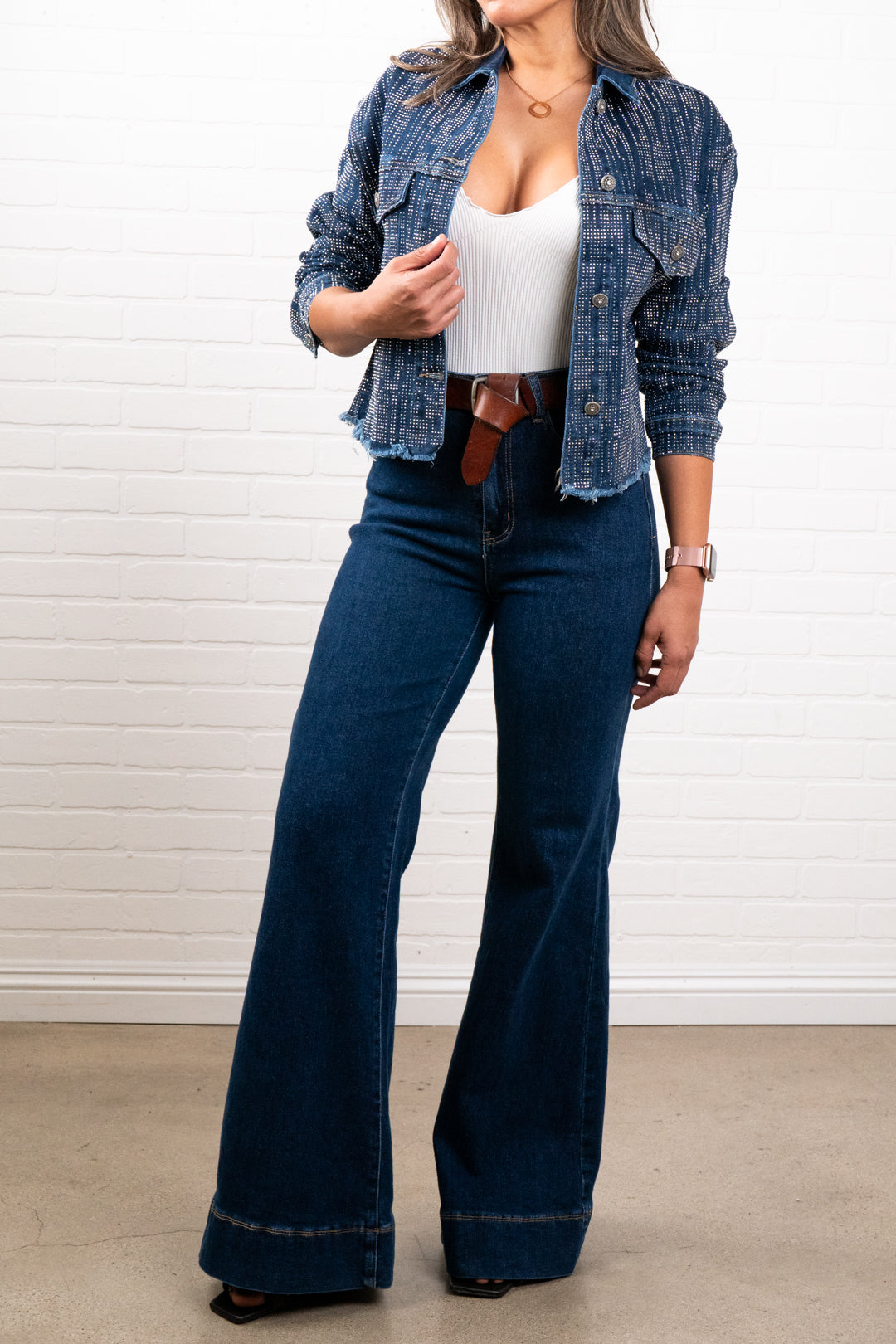 Trinity Rhinestone Jacket The Ultimate Sparkle Statement Piece!