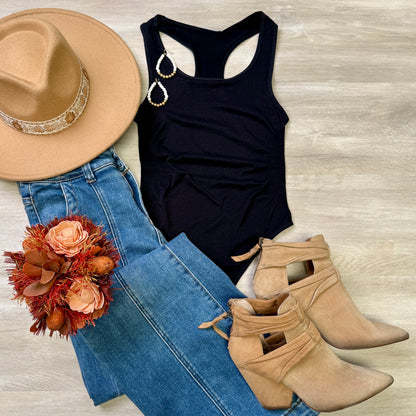 Ashlee Lightweight Solid Bodysuit