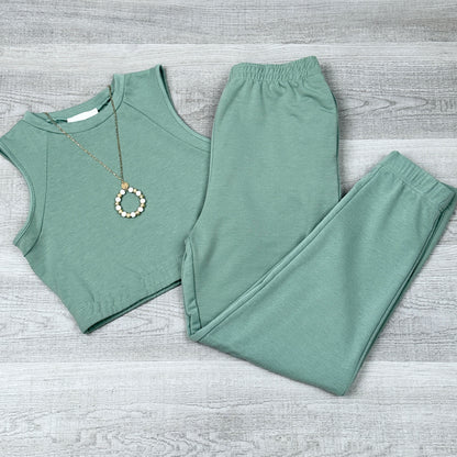Julie French Terry Top Jogger 2 pice Set