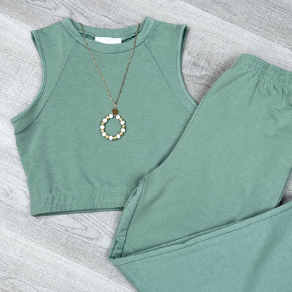 Julie French Terry Top Jogger 2 pice Set