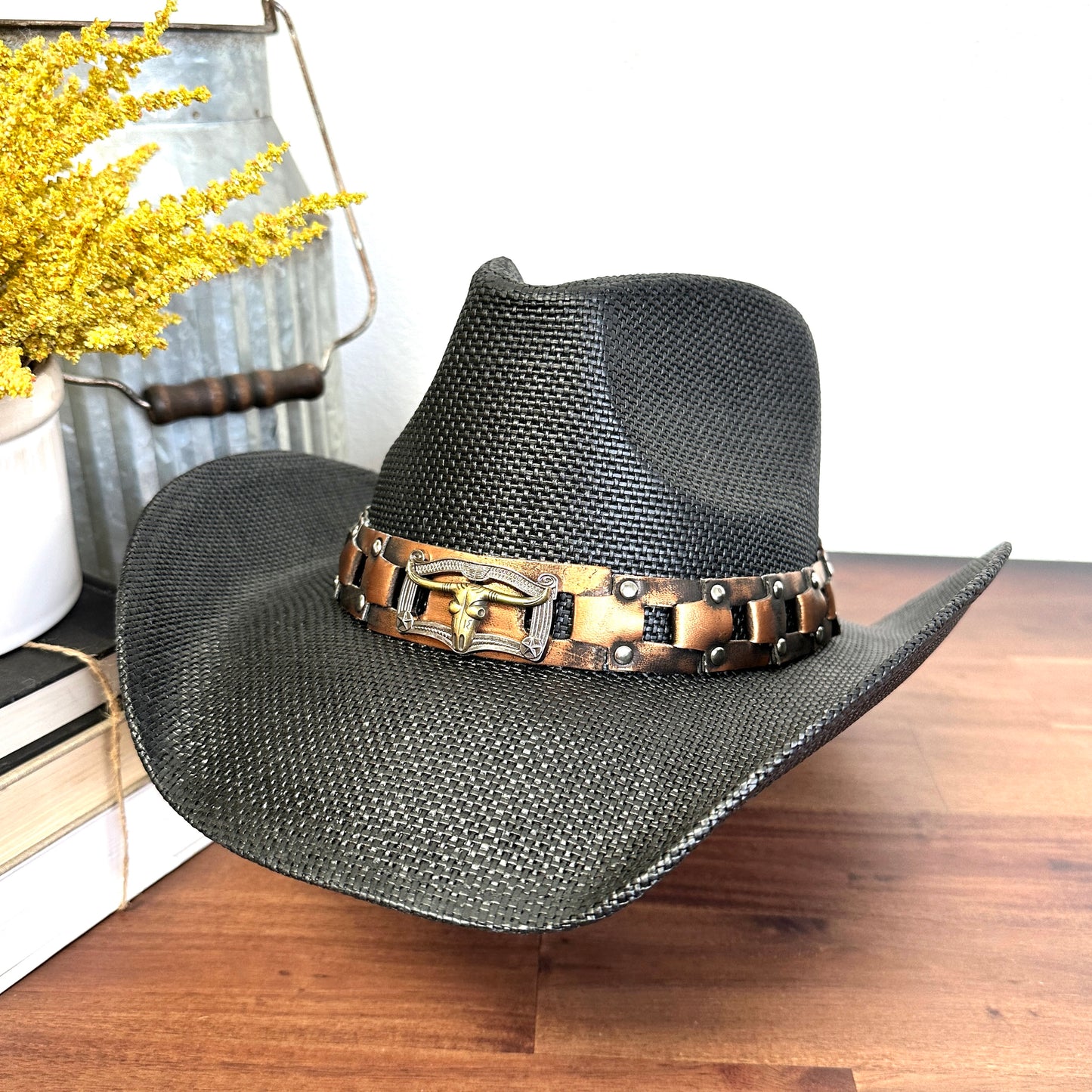 Taylor stampede cowboy straw hat