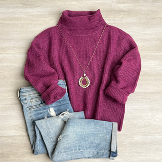 Claudia turtle neck comfy sweater