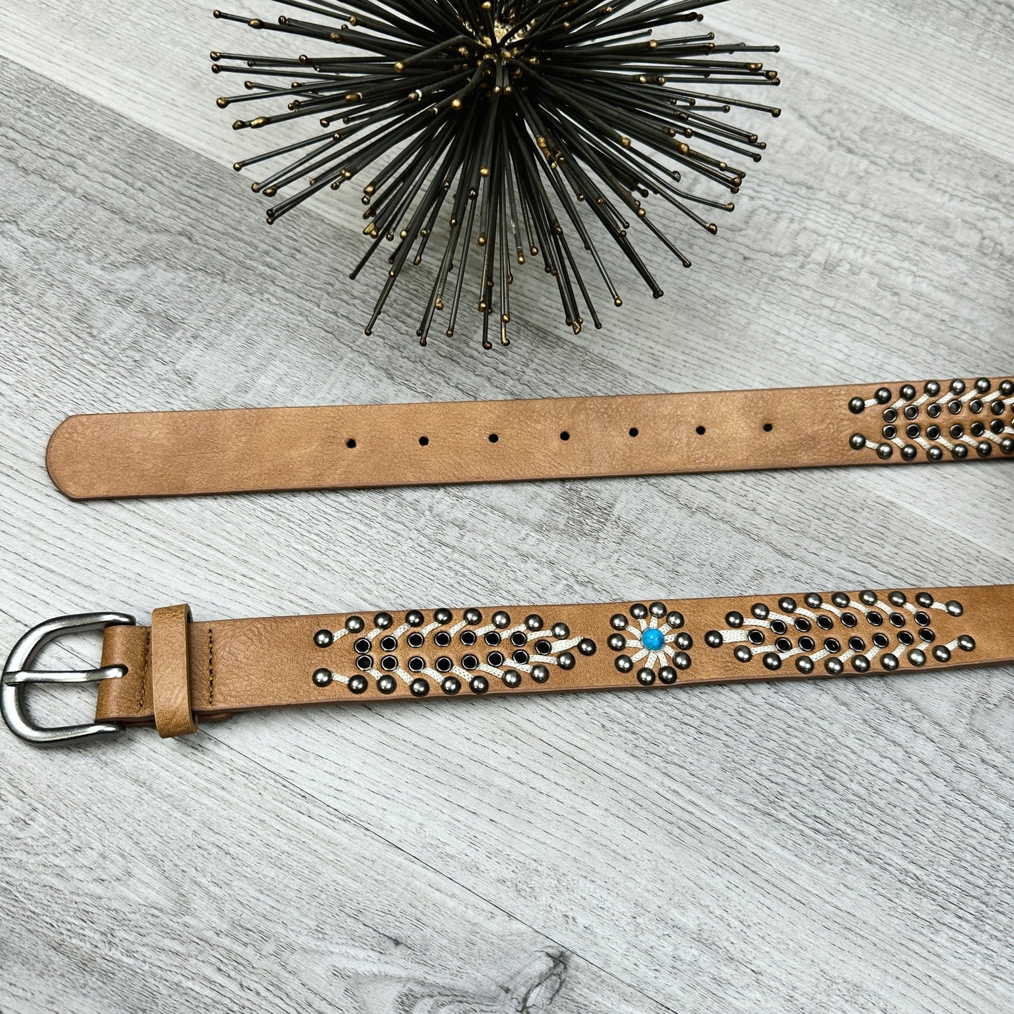 Alice Studded Faux Leather Belt