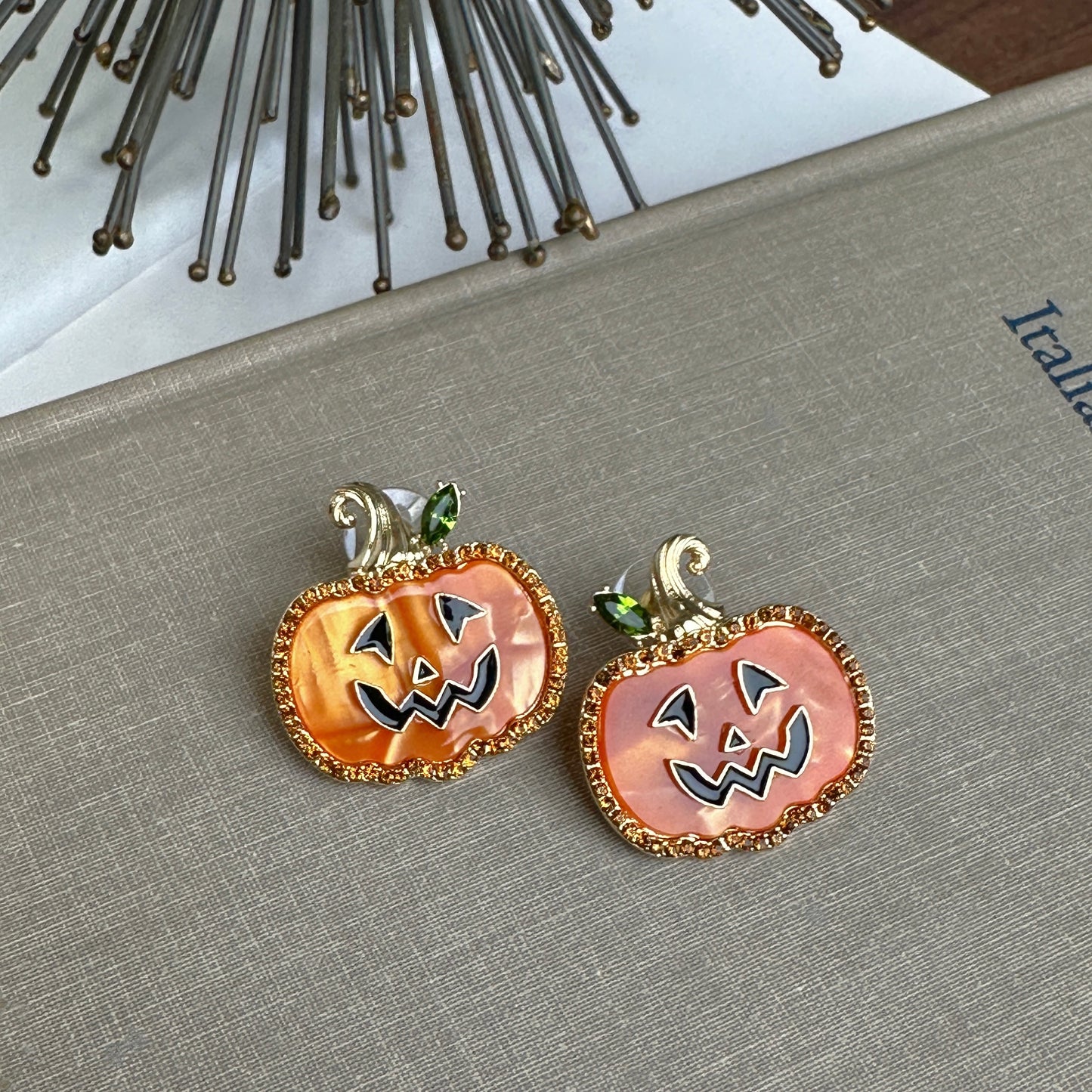 Pumpkin Earrings