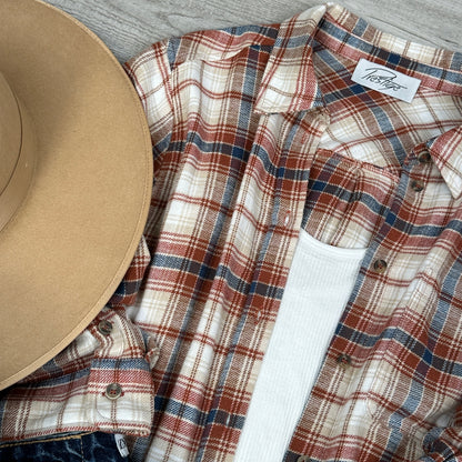 Women’s Kaylani Comfy Flannel – Lightweight, Warm Plaid Shirt for Autumn