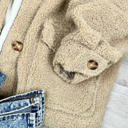 Sophia Oversized Sherpa Jacket