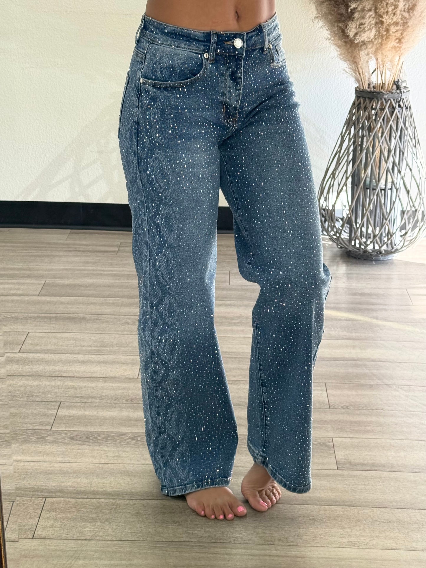 Viper Rhinestone Jeans 30" Inseam