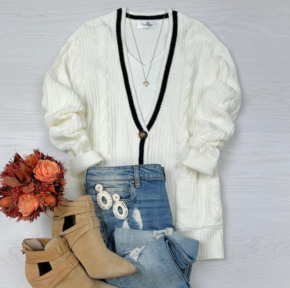 Olivia  Button up cardigan