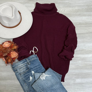 Turtle Neck Lightweight Knit sweater