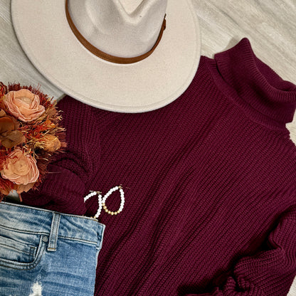 Turtle Neck Lightweight Knit sweater