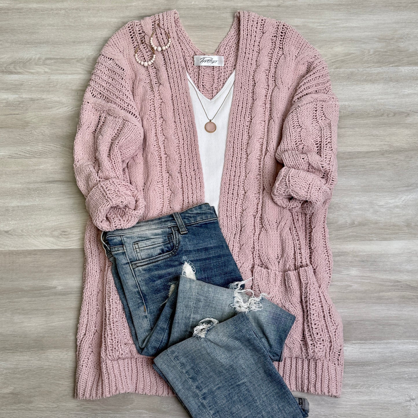 Buttery Soft Cable knit Cardigan