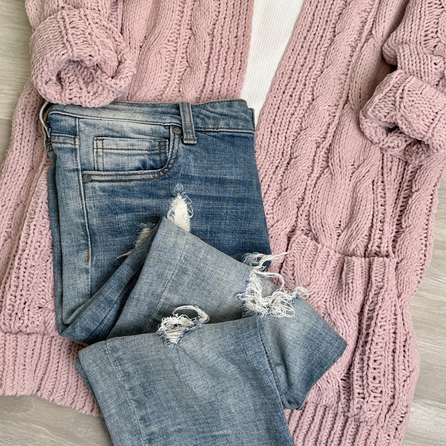 Buttery Soft Cable knit Cardigan