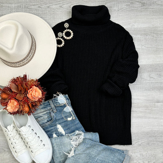 Turtle Neck Lightweight Knit sweater