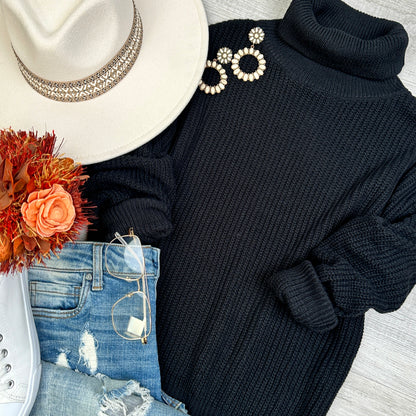 Turtle Neck Lightweight Knit sweater