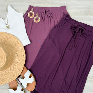 Spring Summer Tulip Pocket Skirt