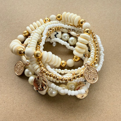 Mixed Beaded Bracelet Set