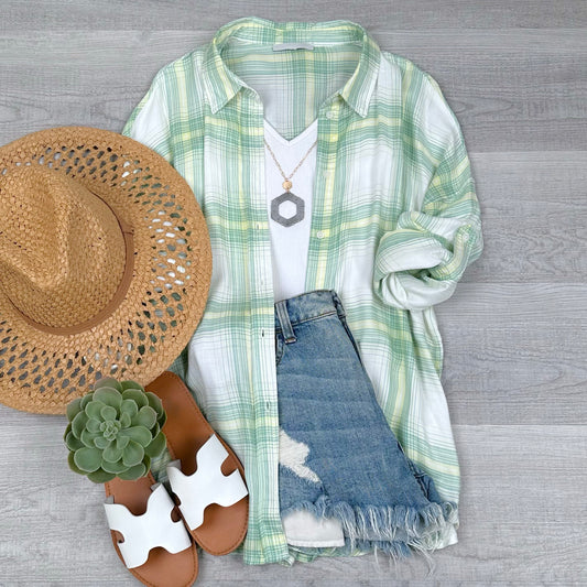 Michelle Long Sleeve Fall Button Up