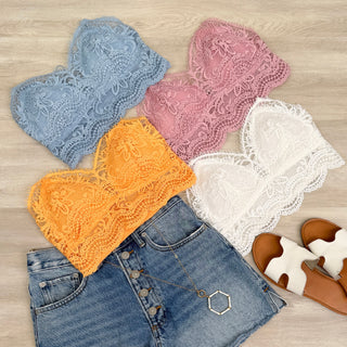 Mel Lace detail bralette