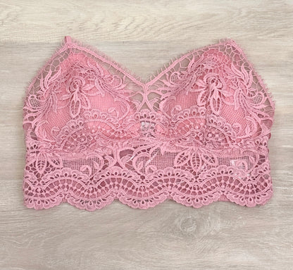 Mel Lace detail bralette